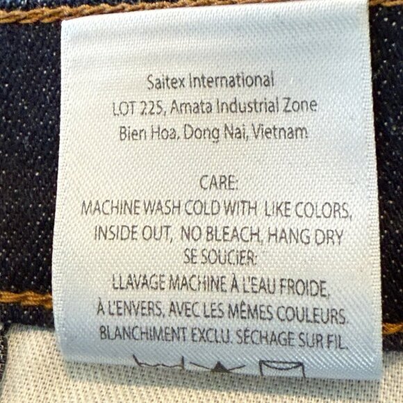 Edwin 1947 Women's Pixie 9" Mid Rise Skinny Jeans L.U.V. Blue Size 34 NWT - Picture 5 of 8